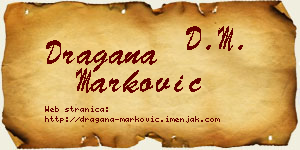 Dragana Marković vizit kartica
